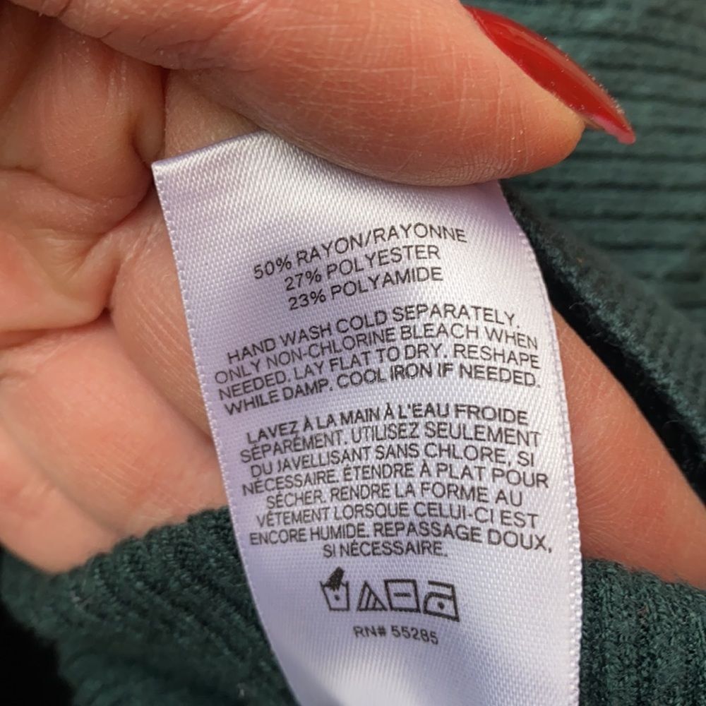 Express Green sweater sz. S - Picture 2 of 2